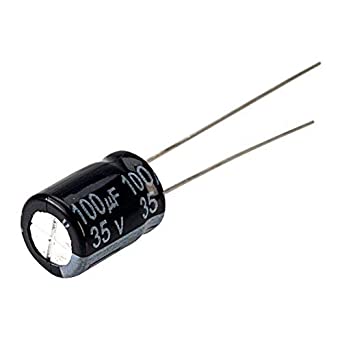 خازن الکترولیت 100میکرو فاراد 35ولت(100uf 35v)