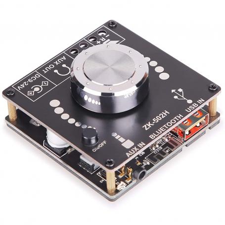 ZK‑502H 2×50W Bluetooth Amplifier Module