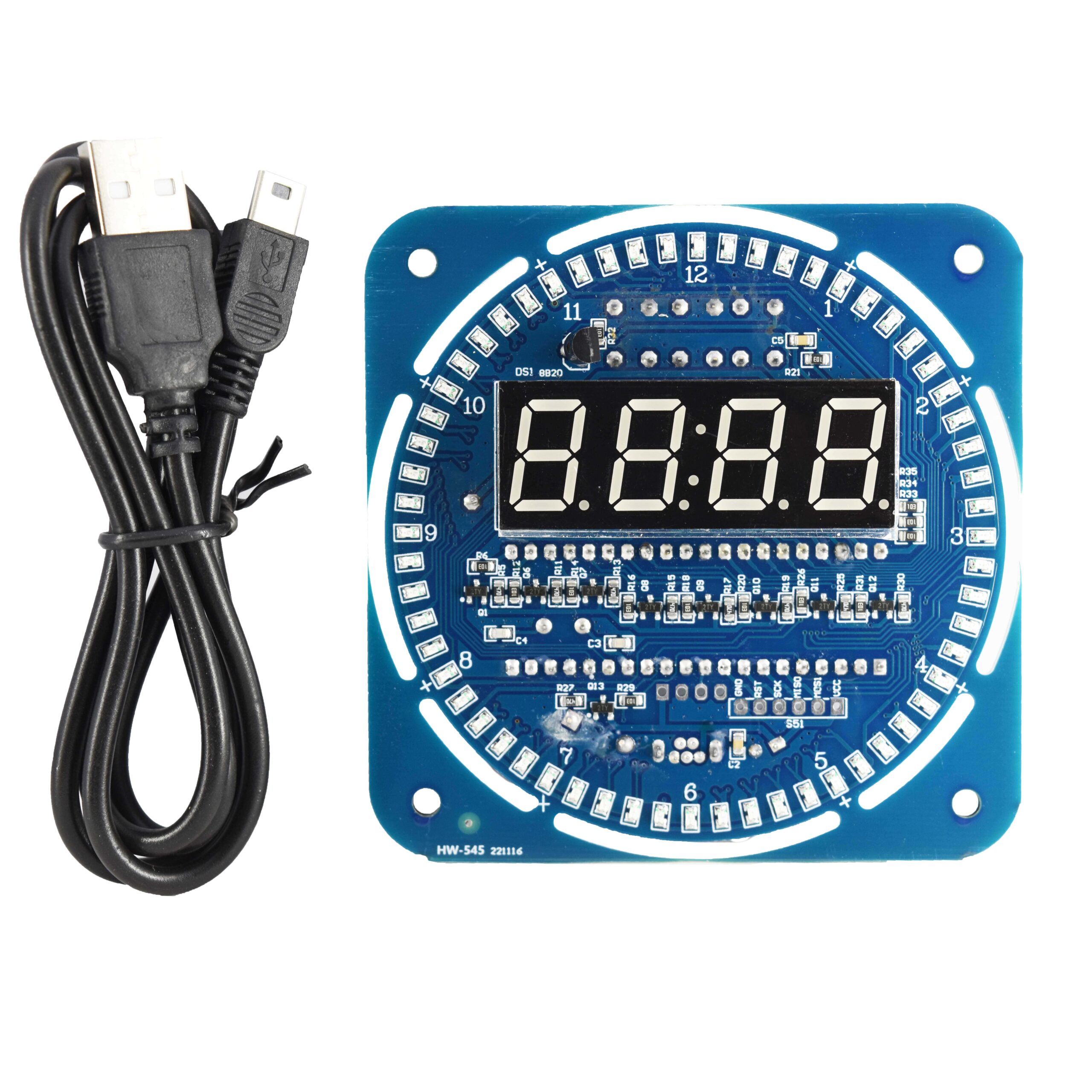 ماژول نمایشگر ساعت و تاریخ CLK-DS1302