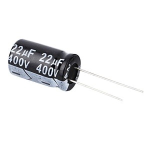 خازن الکترولیت 22میکرو فاراد 400ولت(22uf 400v)