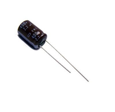 خازن الکترولیت 2.2میکرو فاراد 400ولت(2.2uf 400v)
