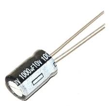 خازن الکترولیت 1000میکرو فاراد 10ولت(1000uf 10v)