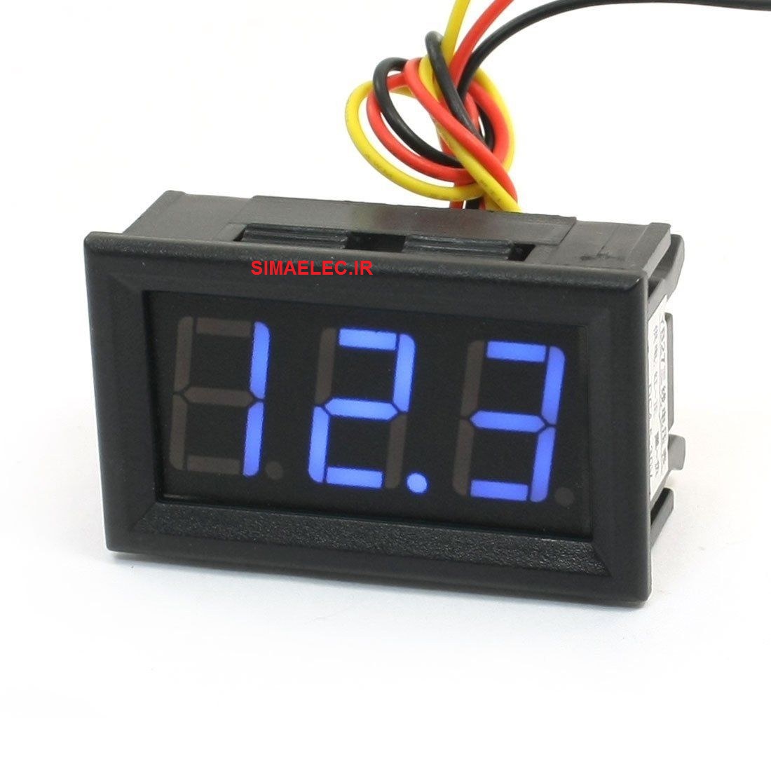 VOLTMETER 0-100V 3WIRE 0.56INCH BLUE