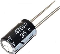 خازن الکترولیت 470میکرو فاراد 35ولت(470uf 35v)