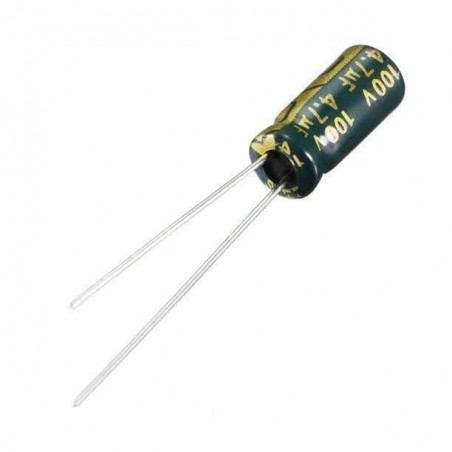 خازن الکترولیت 4.7میکرو فاراد 100ولت(4.7uf 100v)