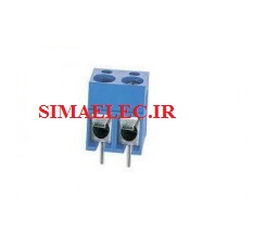 ترمینال پیچی آبی 2پین با پین 5mm