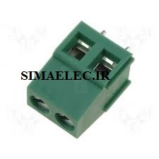 ترمینال پیچی سبز 2پین با پین 5mm