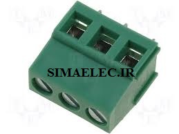 ترمینال پیچی سبز 3پین با پین 5mm